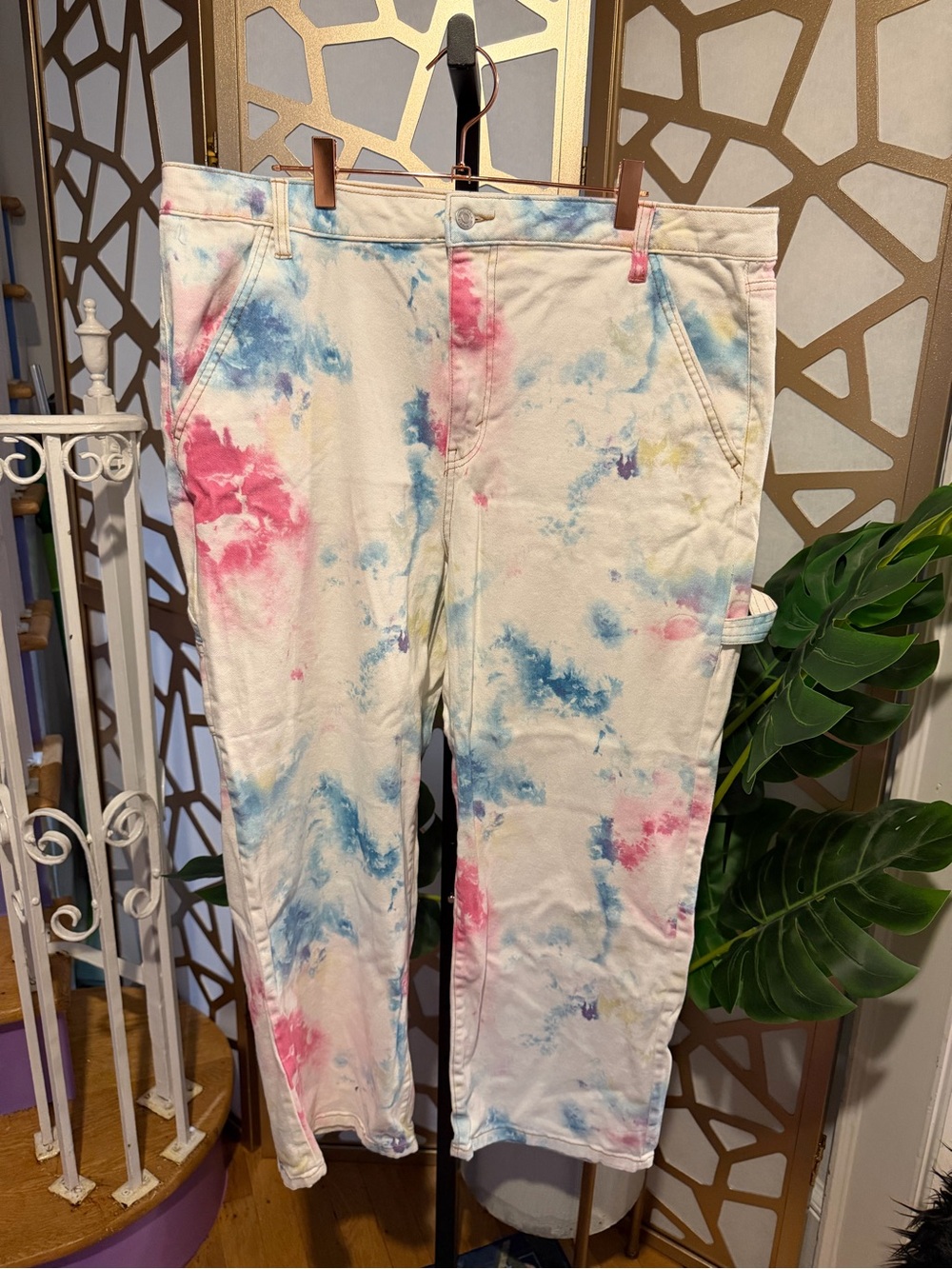Wild Fable Tie Dye Carpenter Pants Size 18